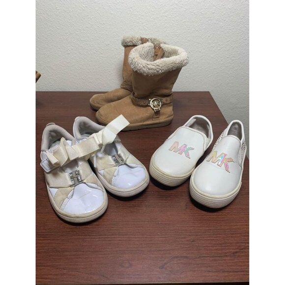 Michael Kors Other - 3 Pairs Toddler Girls Shoes Michael Kors, Puma